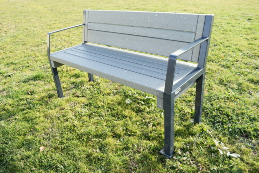 Banc GD 120 cm en plastique recyclé