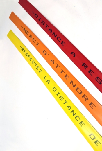 Bandes de signalisation covid-19