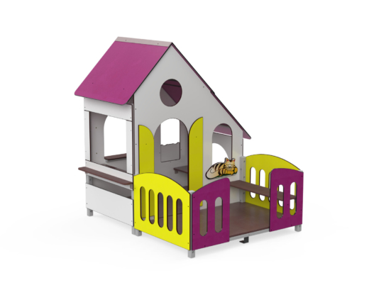 CHALET AVEC TERRASSE POUR ENFANTS