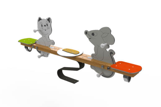 JEUX A RESSORT VIS A VIS CHAT ET SOURIS POUR ENFANTS