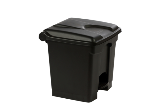 collecteur a pédale 30l noir